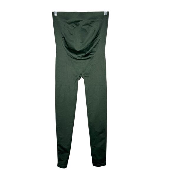 BLANQI / army olive green everyday maternity belly full length leggings / L - Picture 1 of 7